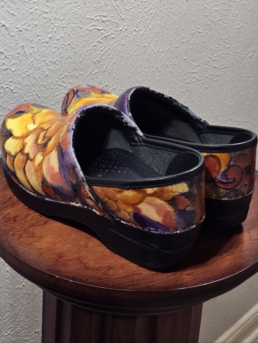 Dansko Absract Floral Nursing Clogs Nurse Shoes Slip Resistant Comfort EU 37 - Picture 6 of 10